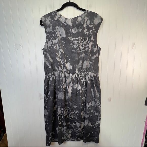 Nwt Size 16 Ann Taylor LOFT Gray Casual Fit & Flare Dress - Picture 3 of 15